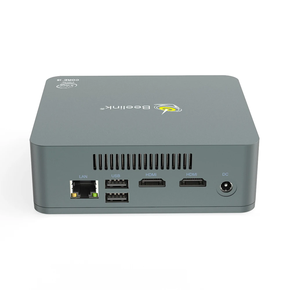 Beelink U57 Мини ПК 8 ГБ ОЗУ 128 256 SSD медиаплеер Windows 10 Gamer Intel Core i5 5257U Dual Wifi BT 4 0 USB 3