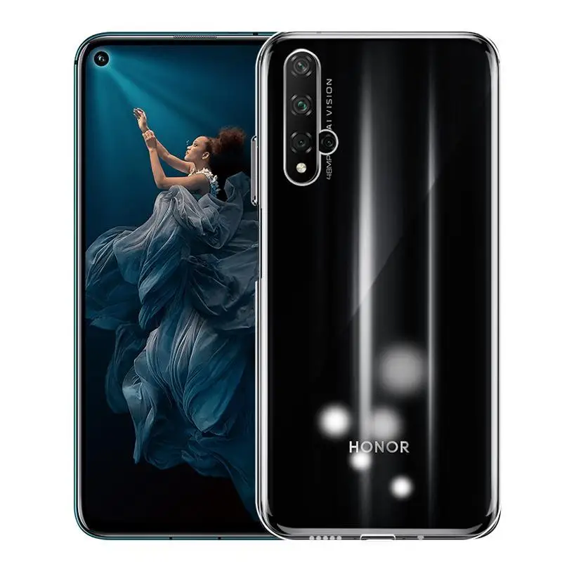 Чехол для Huawei Honor 30S 20 Pro 20S View Lite тонкий прозрачный силиконовый мягкий ТПУ