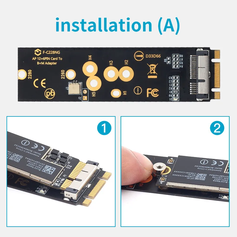 Комплект для настольного ПК BCM94360CS2 1200 Мбит/с Wi Fi карта адаптер M.2 NGFF Key M Hackintosh MacOS