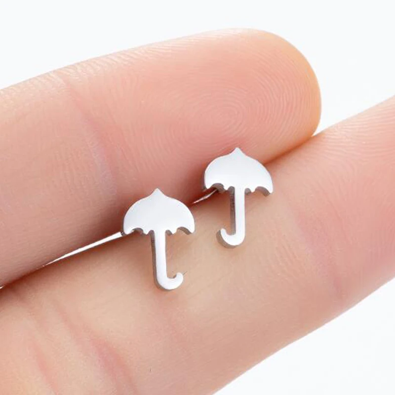 Женские и детские серьги SMJEL Зонтик из нержавеющей стали Модные металлические с