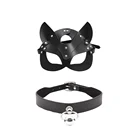Модная крутая кожаная маска в стиле хип-хоп, женские маски для косплея в виде кота, готические маски в стиле панк, сексуальный подарок, эротические аксессуары