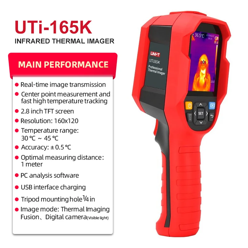 UNI-T UTi165K HD инфракрасный Термальность Imager Камера напольного отопления детектор