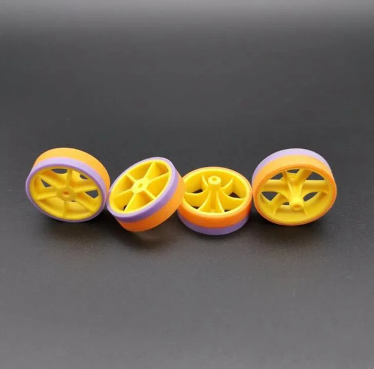 4 шт. ручная отделка покрышек красочные ручные Обрезки шин запасные части для Tamiya