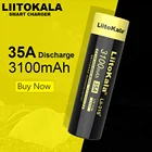 Литий-ионный аккумулятор LiitoKala Lii-31S, 18650 в, 3,7 мА, 35 А, 20 шт., для светодиодный одного фонарика, электродрели, игрушечного автомобиля