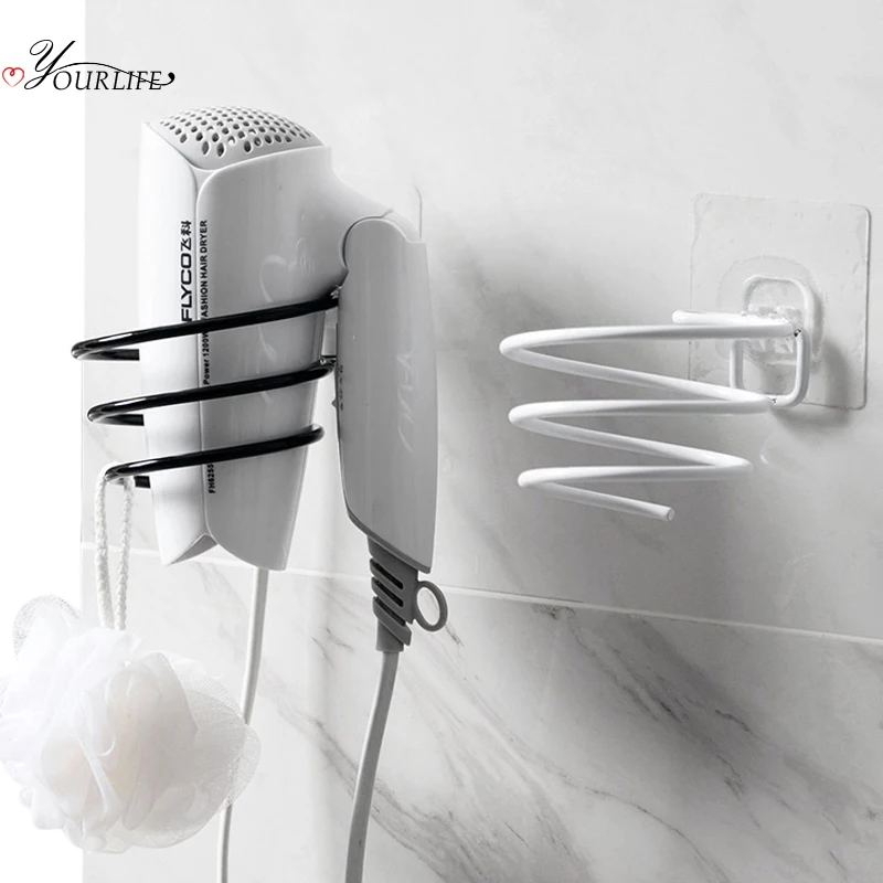 Металлический спиральный держатель для фена OYOURLIFE настенные