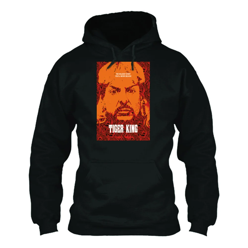 

Tiger King Cosplay Hoodie Adult Print Cotton Hooded Sweatshirt Pullover