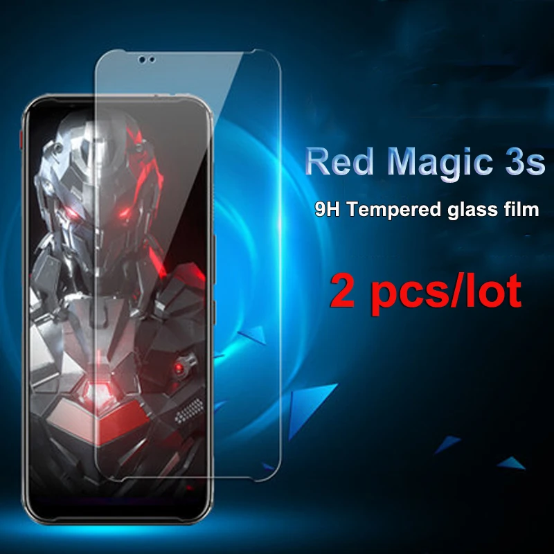 Red Magic 3 2 шт. пленка для ZTE nubia Red Magic 3s Защитная пленка для экрана 9H закаленное стекло для nubia RedMagic 3s 3 S Защитная пленка - Цвет: Red Magic 3