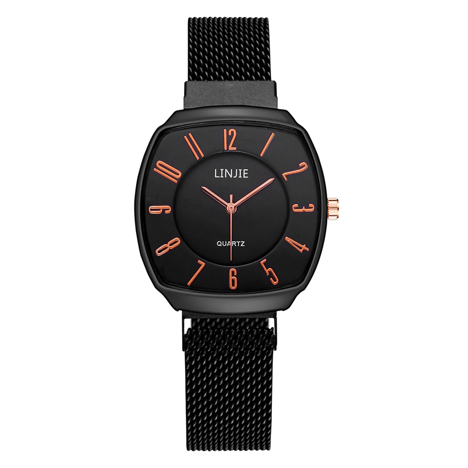 

Vintage Relogio Masculino Watches Men Fashion Sport Stainless Steel Belt Analog Sport Quartz Wrist Watch Colorful glass Watch