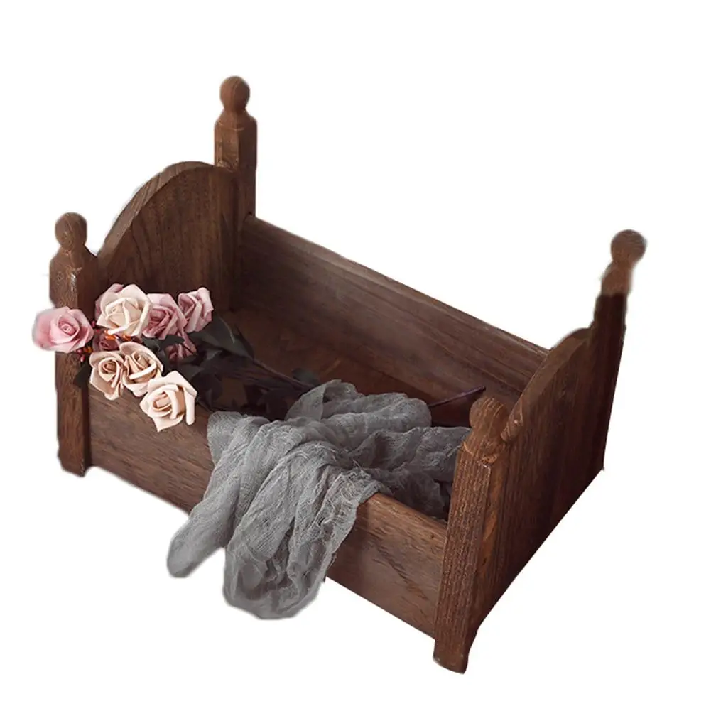 Детская кроватка Съемная корзинка деревянная кровать аксессуары для фотосессии