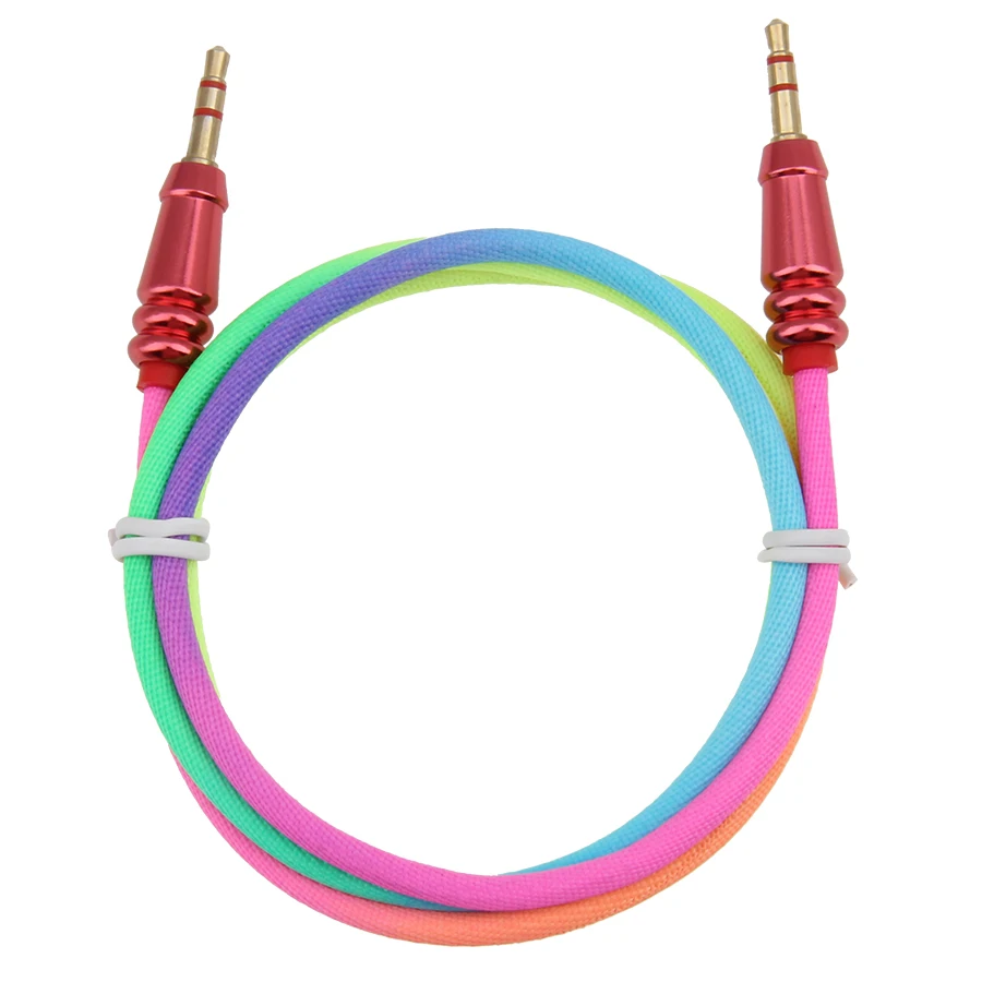 

Audio Cable 3.5mm Speaker Line Aux Cables for Samsung Galaxy S8 Car Headphone Xiaomi Redmi 4x Audio Jack M/M