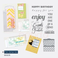 mp471 enjoy metal cutting dies and stamps clear silicone stamps for diy scrapbooking natale paper card template photo