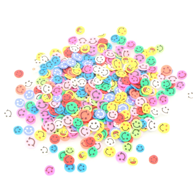 1 коробка смешанной глины фрукты цветок плоские ногти искусство бриллиант для