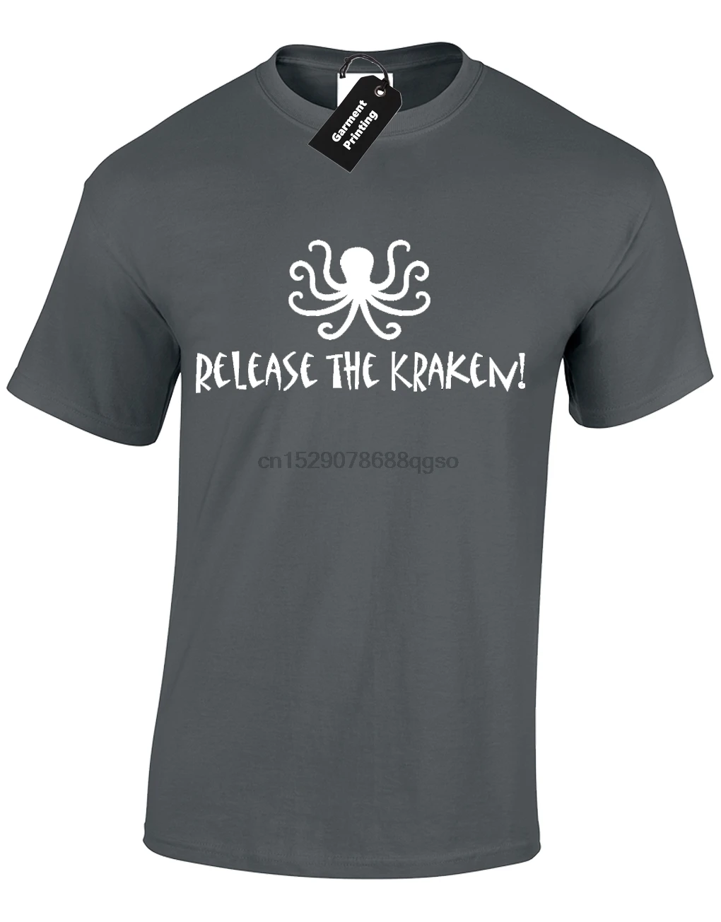 RELEASE THE KRAKEN Мужская футболка с титановым монстром кальмаром осьминога кораблем