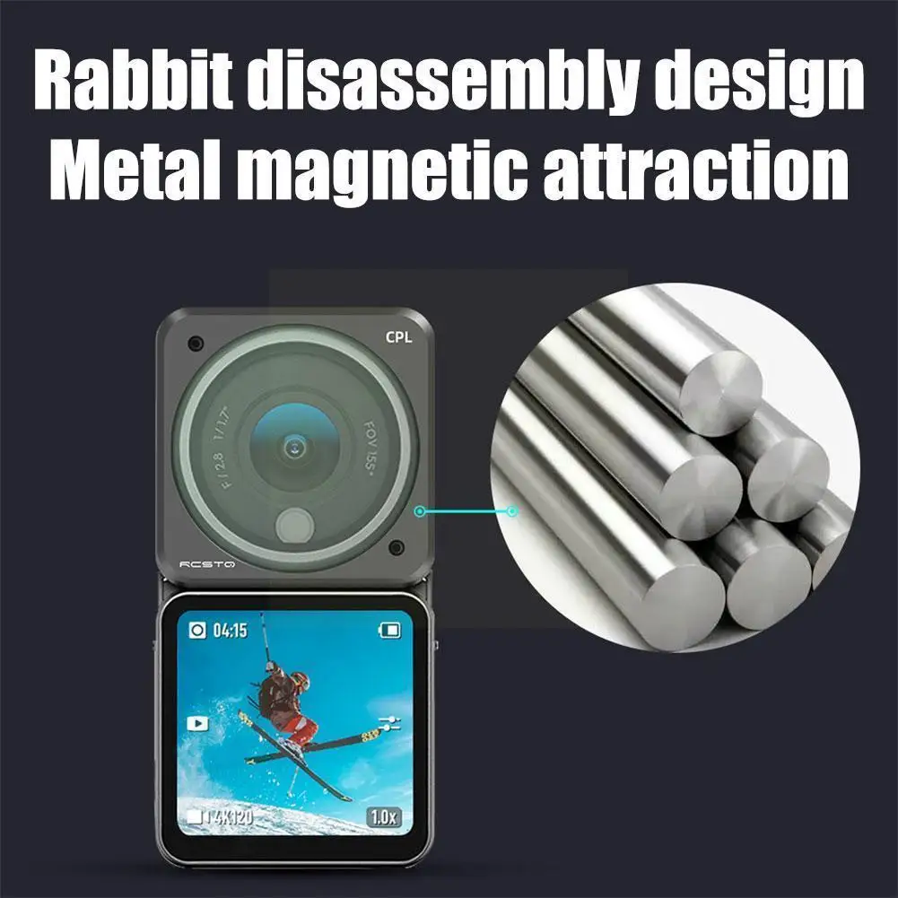 

Magnetic Optical Lens Filter For DJI Action 2 Sports Camera UV ND4 ND8 ND16 ND32 Filter CPL Mirror UV Accessories Z7B1