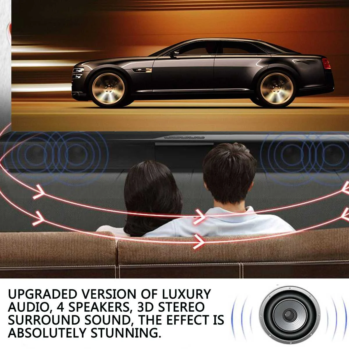 Беспроводная bluetooth-звуковая панель для телевизора 60 Вт |
