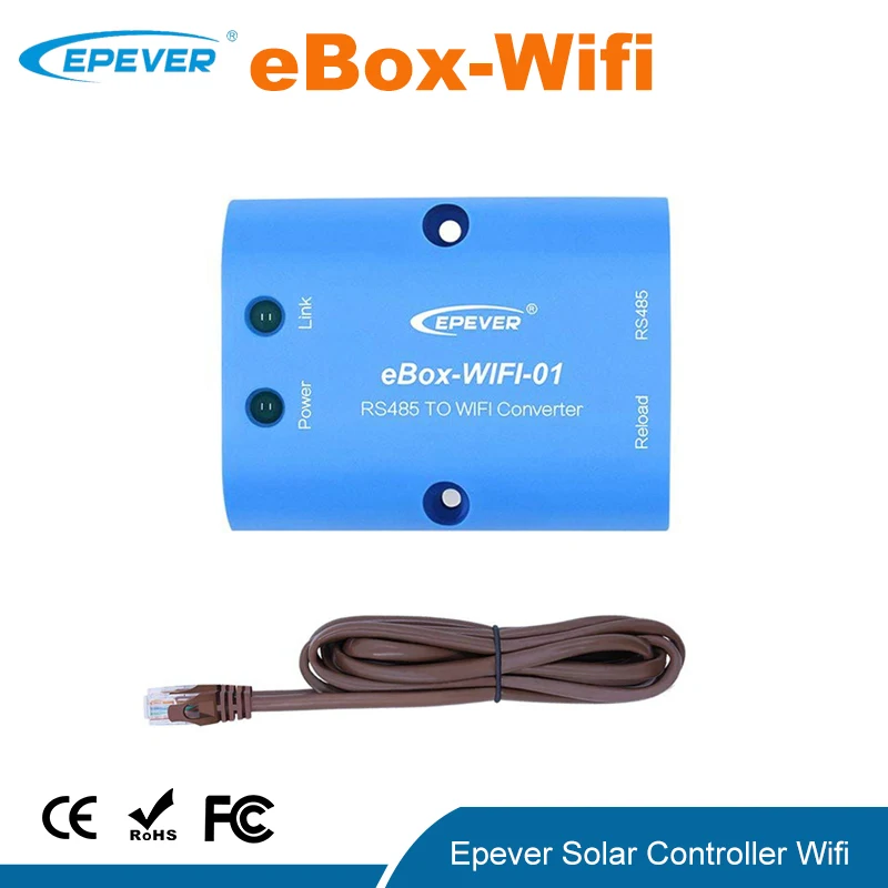 EPever eBox WIFI 01 Серийный Сервер RS485 к Поддержка приложения для EPsolar LS B VS A BN Tracer SHI|phone