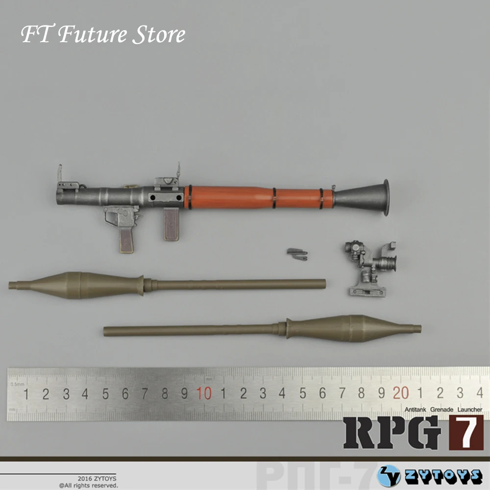 В наличии 1/6 22 см Рисунок сцены аксессуары противотанковая гранатомет RPG7