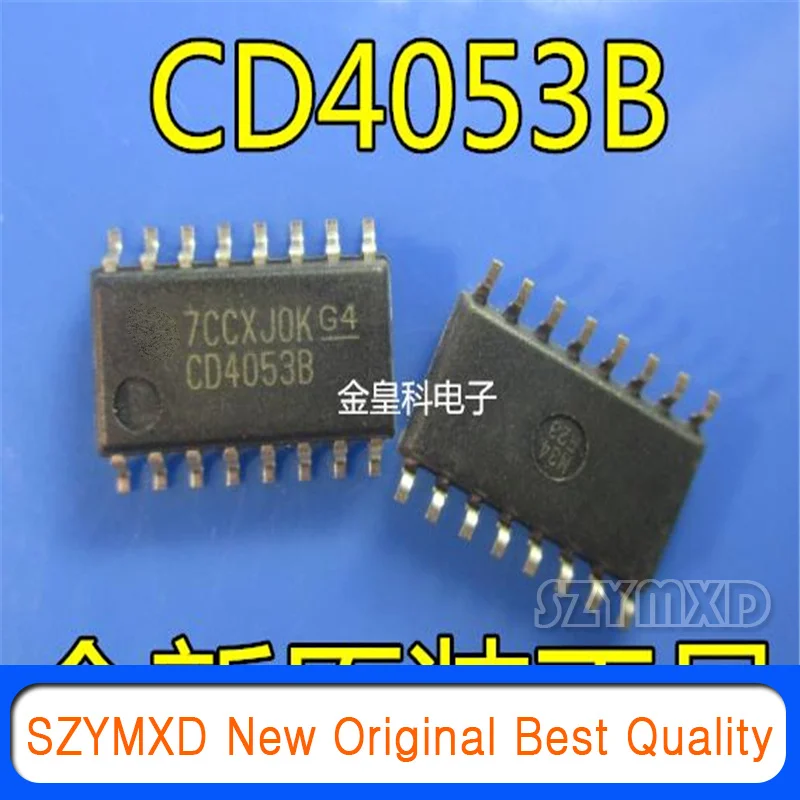 

10 шт./лот новый оригинальный CD4053B CD4053BNSR 5,2 мм широкий корпус SOP16 в наличии