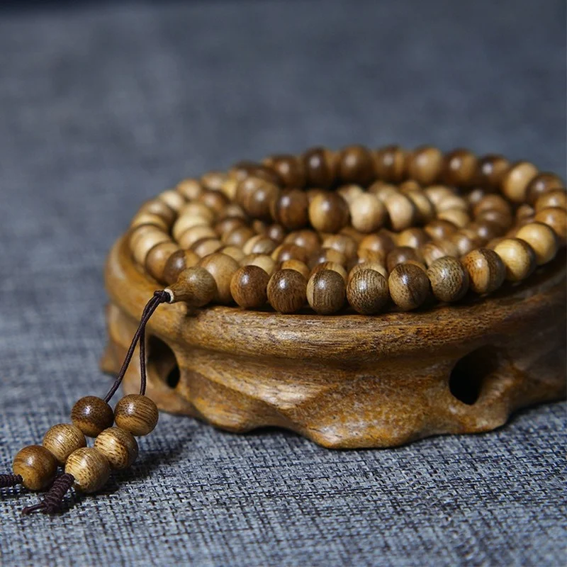Высококачественный Браслет из натурального дерева с имитацией тигрового