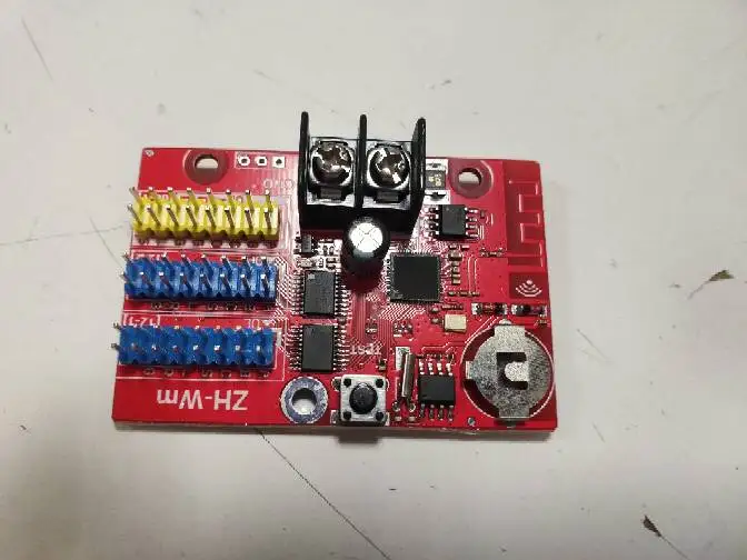 zh wm wireless wifi control card led display control card supports mobile phone u disk free global shipping