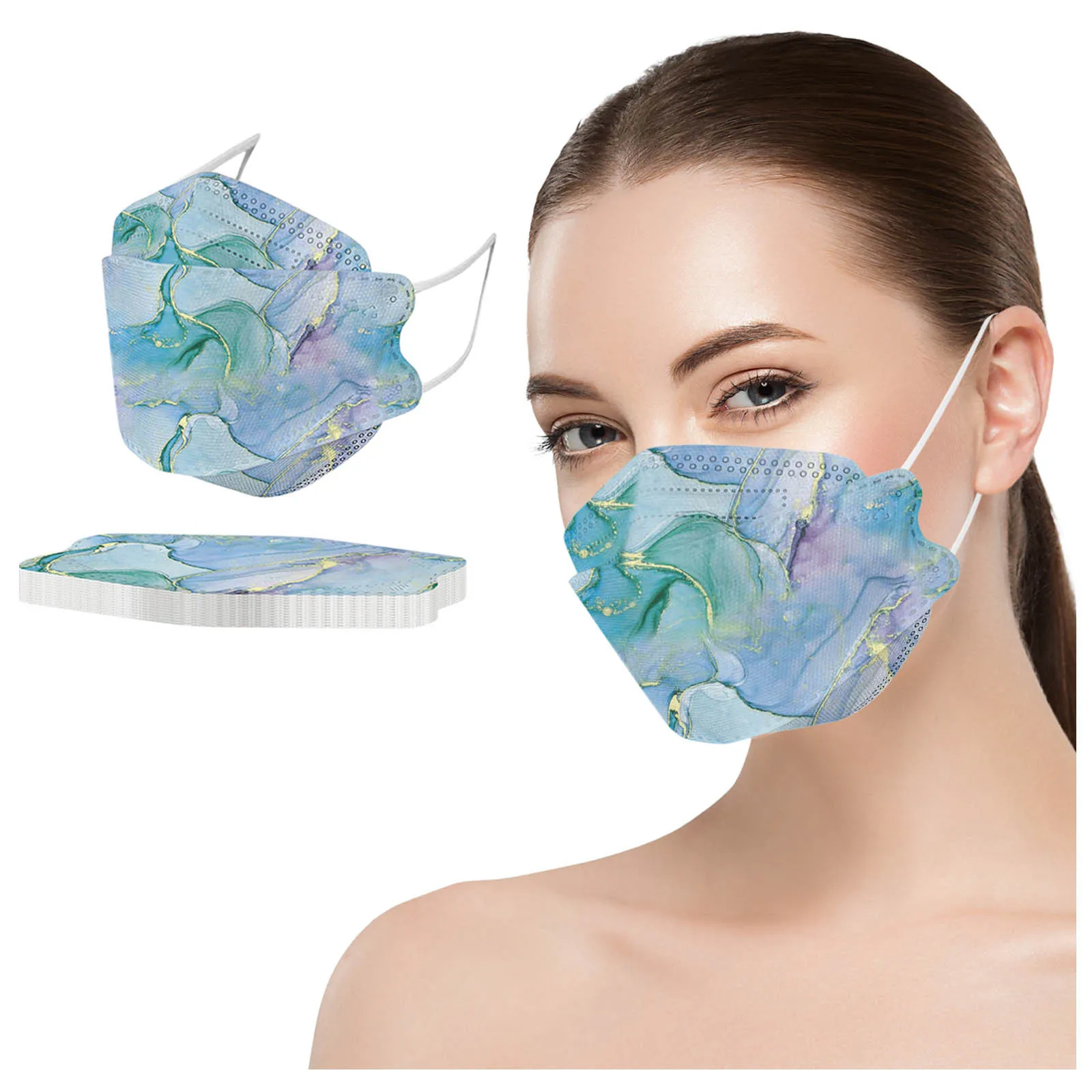 

Маски защитные, пылезащитные, Pm2.5, 4 слоя, 10 шт.