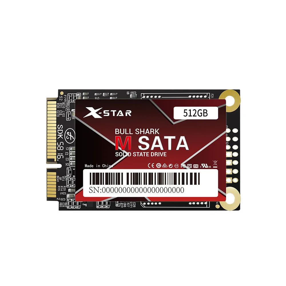 Х-звезда бычья Акула mSATA SSD 1.8in тонкий и легкий твердотельный накопитель