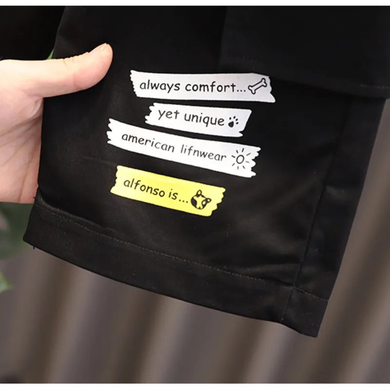 

New Summer Baby Girl Clothes Suit Children Boys Letter T-Shirt Shorts 2Pcs/Sets Toddler Casual Costume Outfits Kids Tracksuits