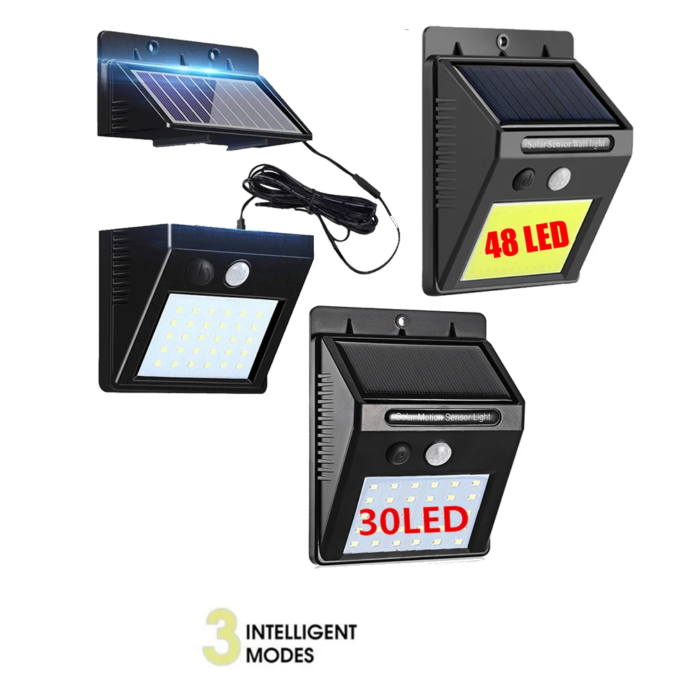 Радарный солнечный светильник с датчиком движения светодиодная Солнечная лампа