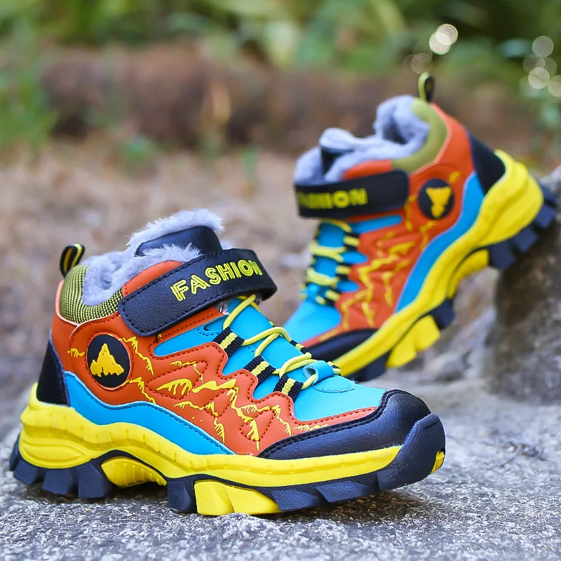 Детские зимние ботинки зимняя новая уличная обувь для мальчиков 2019 детские