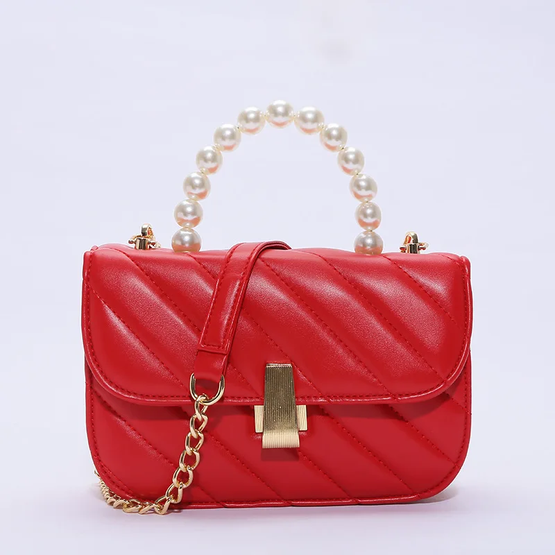 

Mini PU Leather Branded Tote Crossbody Bags for Women 2021 Luxury Fashion Chain Travel Shoulder Handbags and Purses Designer Bag