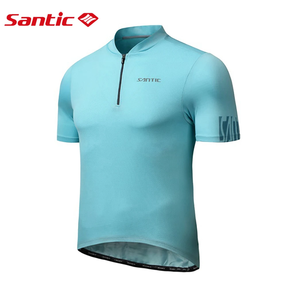 Short Sleeve Half Zipper Shirt Summer Breathable Reflective Mtb Bike Sport Clothing Asian Size