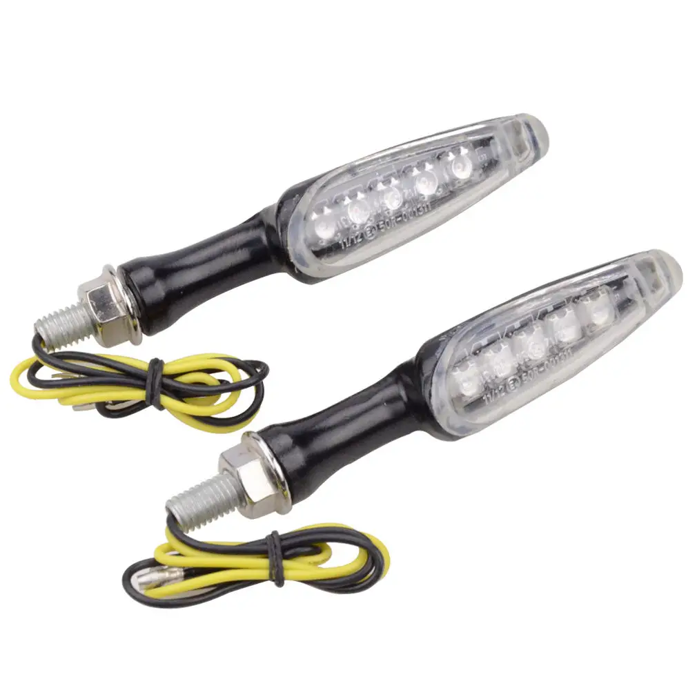 

GOOFIT Motorcycle Black LED Indicator Turn Signal light Bulb Replacement For Bicycle Scooter ATV