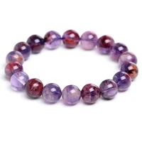 natural purple ghosts stone bracelet men women 6810mm beaded bracelet gift for lover charm pulseras accessories