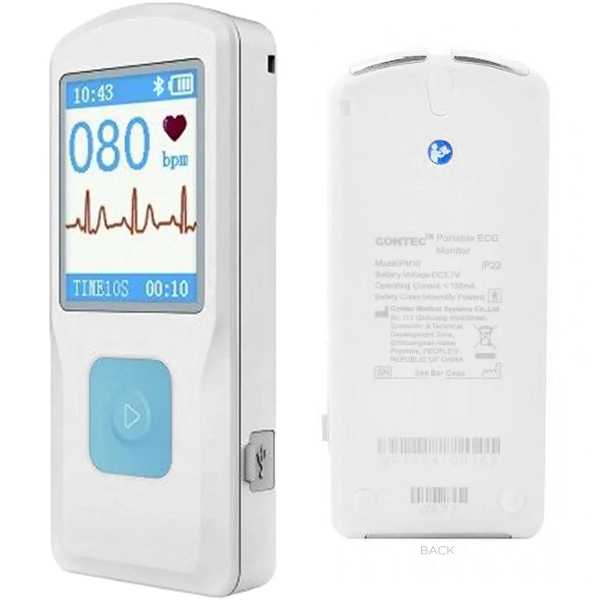 

PM10 Handheld Portable ECG Machine Electrocardiogra USB Bluetooth Heart Beat EKG Monitor Recorder electrocardiograph machine