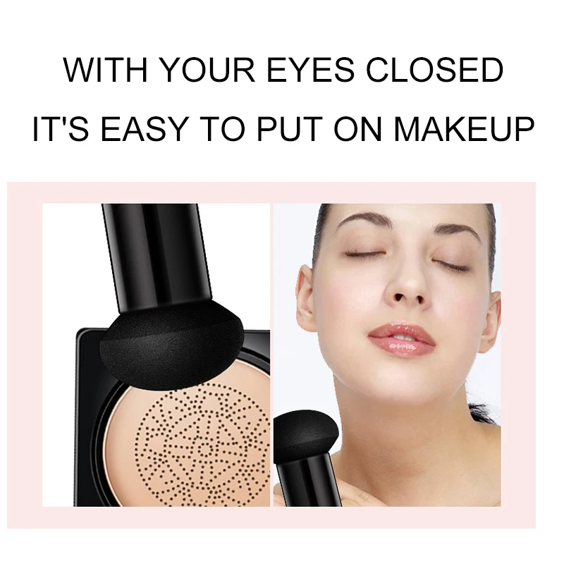 

Repair Cushion CC Cream Repair BB Cream Foundation Mushroom Head Air Cushion concealer Oil Control Makeup Brilliant