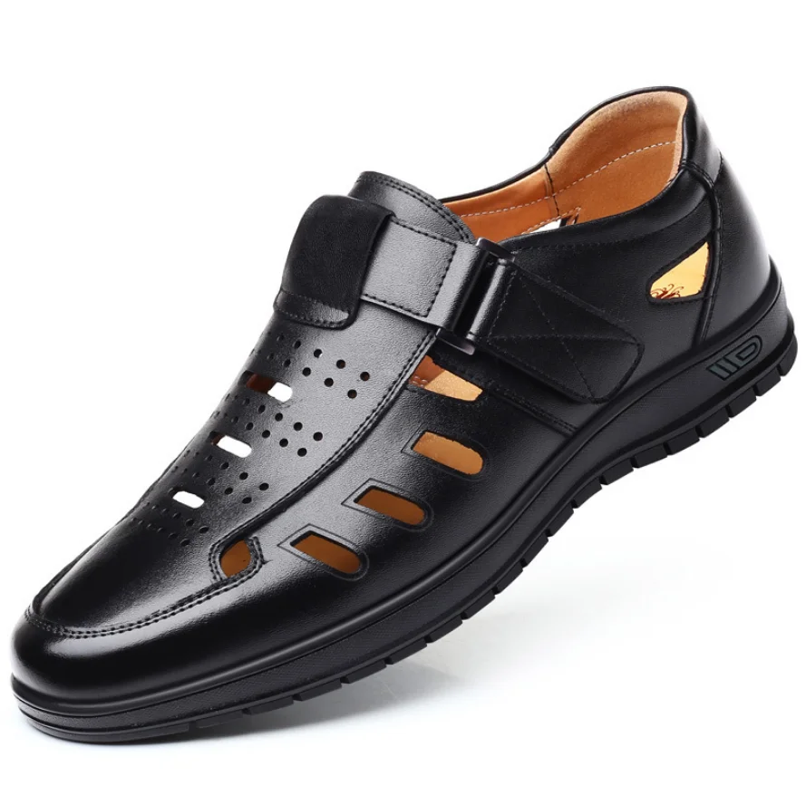 2022 летние классические мужские римские сандалии из натуральной кожи уличная