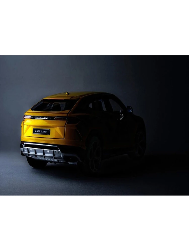 

Welly 1:24 Lamborghini URUS SUV yellow off-road vehicle simulation alloy car model Collect gifts toy Free Shipping new pattern