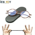 Очки IENJOY с защитой от сисветильник, ультратонкие очки для чтения для мужчин, женщин, мужчин, компьютерные очки, ридеры с портативным чехлом