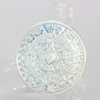 mexican mayan silver plated foreign commemorative coins silver plated commemorative medallion alloy plated medallion