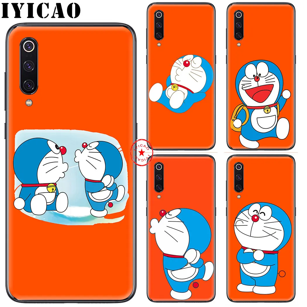 IYICAO Doraemon красный orange мягкий чехол для Xiaomi mi A3 A2 A1 8 Lite 9 Se макс 3 F1 5X6X6 CC9 CC9e 9T Pro |