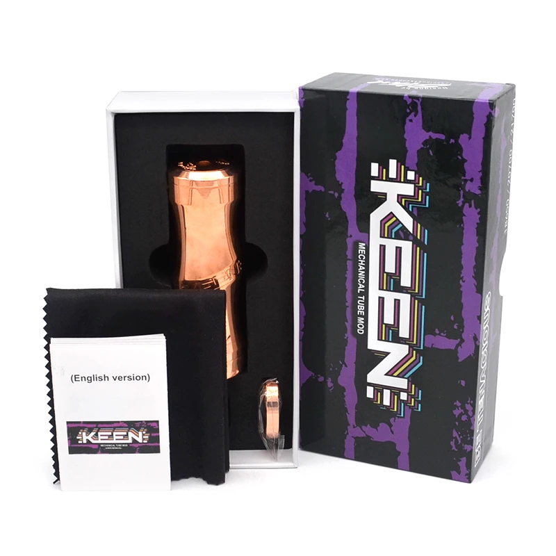

Timesvape Keen 20700/21700/18650 Mech Mod 25mm vape mods for Electronic Cigarette rda atomizer rta tank