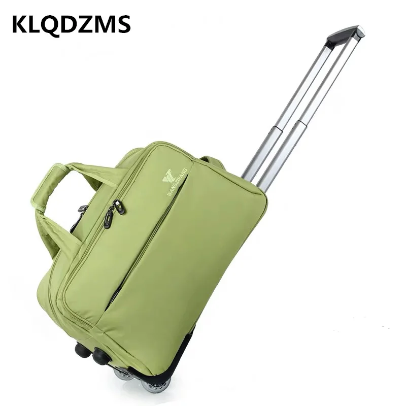 KLQDZMS Travel Wheeled Suitcase Colorful portable detachable Trolley Luggage Bag Lightweight Rolling Luggage Unisex Handbag