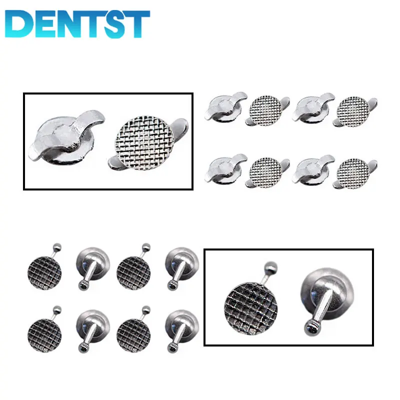 

50Pcs/Box Dental Orthodontic Bondable Lingual Cleat Small Buttons With Hook For Brackets Ortodoncia Treament