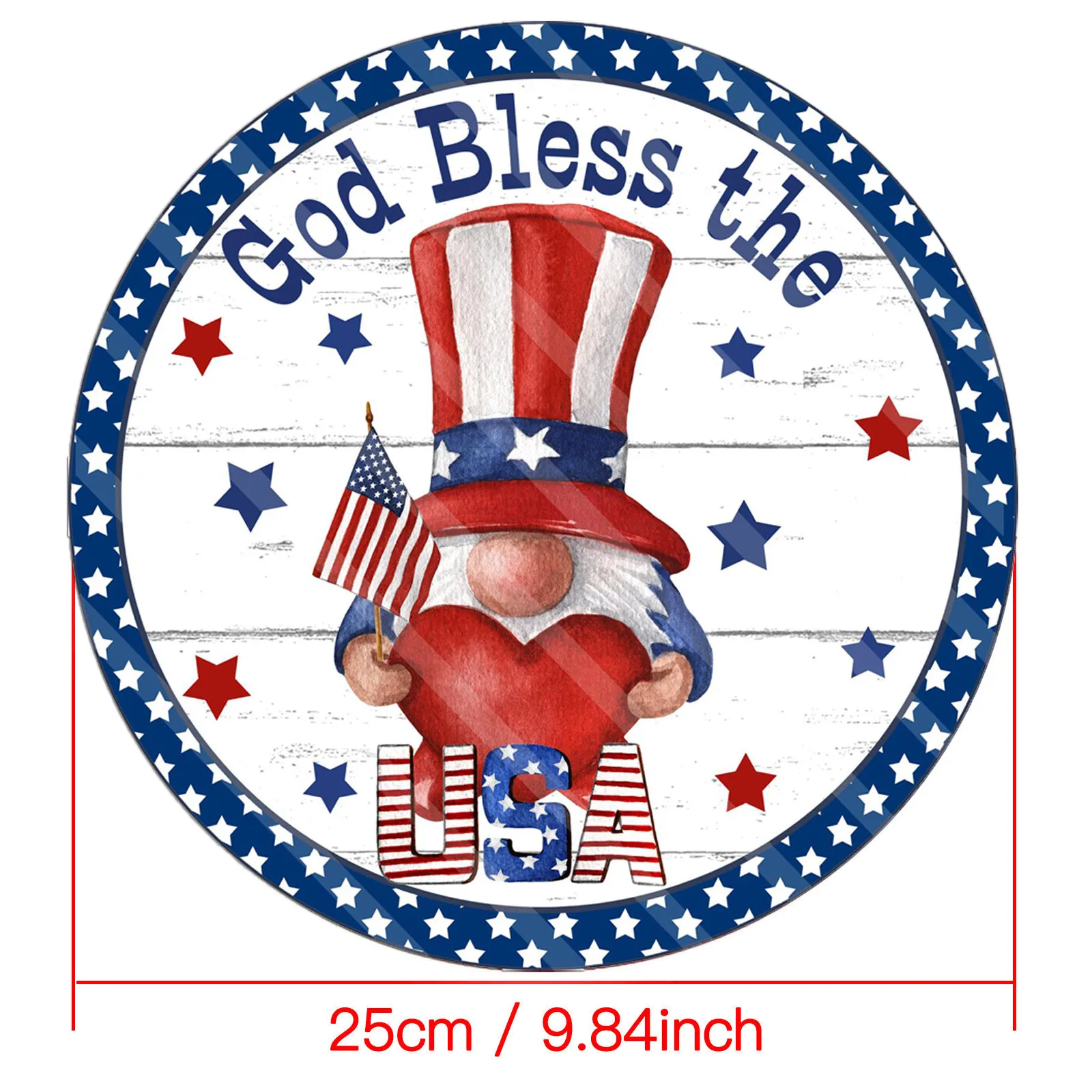 

Independence Day Welcome Sign Decorative Vintage Wall Hanging Home Garden decoracin de habitacin