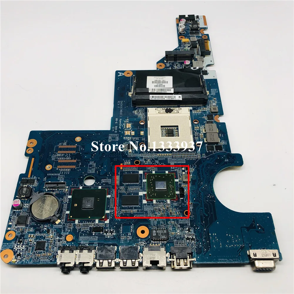 Материнская плата для ноутбука HP CQ42 G62 G42 G72 CQ62 материнская DA0AX1MB6F1 HM55 595183-001 |