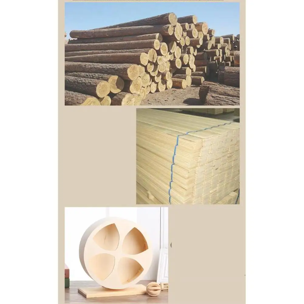 HobbyLane деревянный бесшумный питомец Упражнение бегущее колесо игрушка для