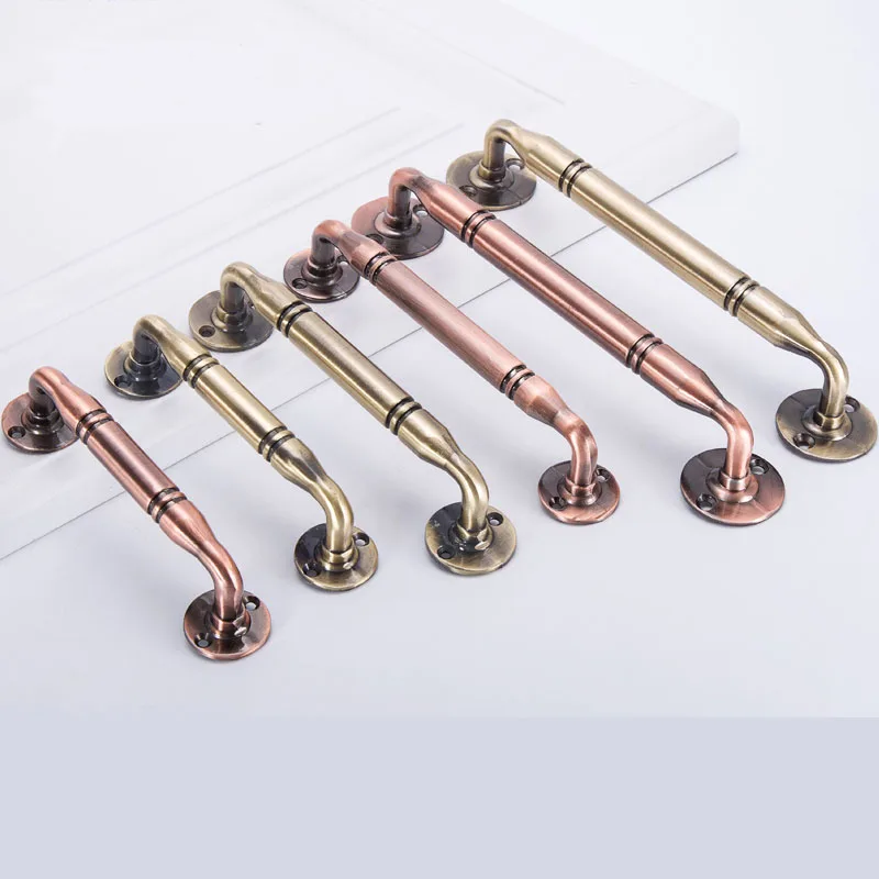 1 шт. европейские антикварные медные ручки для шкафа и ящика дверные мебельная