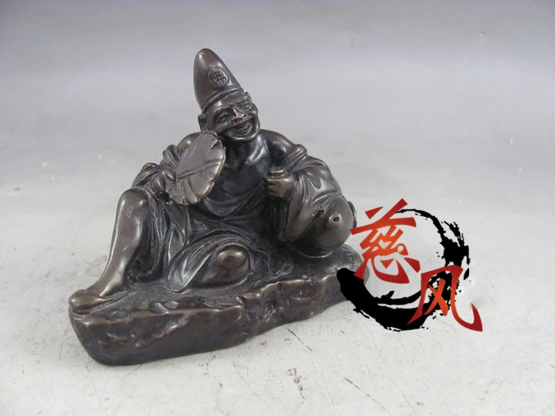Китайская медная статуя Цзи Гонг Fengshui из старой коллекции | Дом и сад