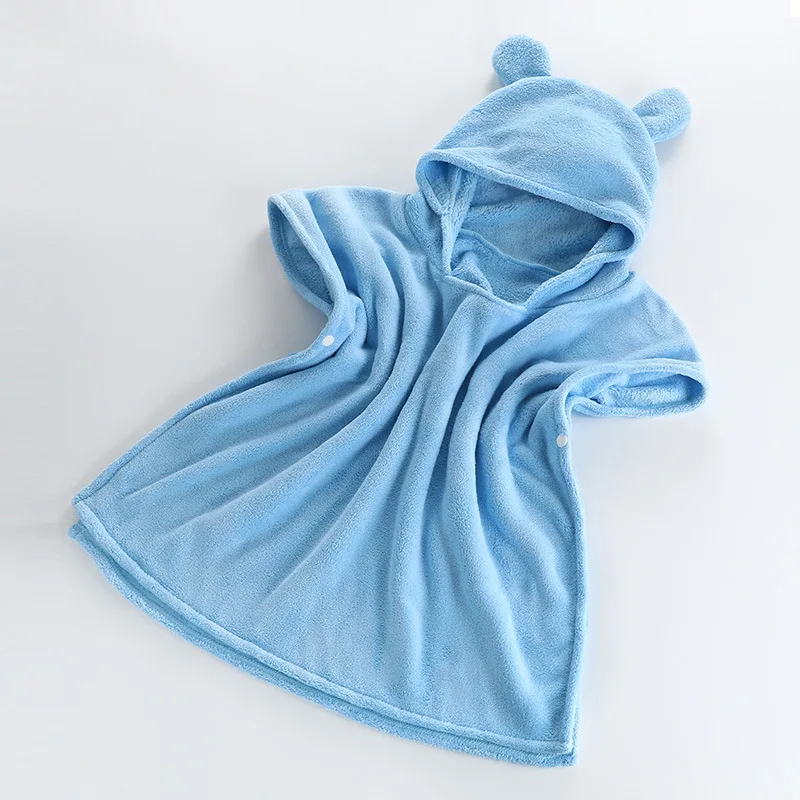 Baby Bath Towel Boy Girl Child Cartoon Cape Children Bathrobe Hooded Newborn Super Soft | Мать и ребенок