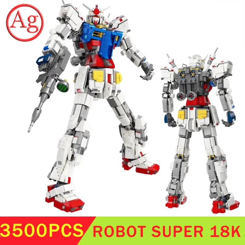 3500 шт. новый совместимый DIY супер робот Mecha классический Gundamed модель 1:60